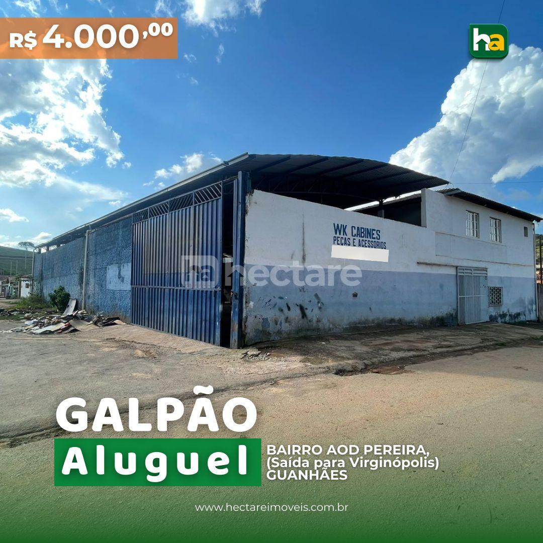 Galpão à venda, AOD PEREIRA, GUANHAES - MG