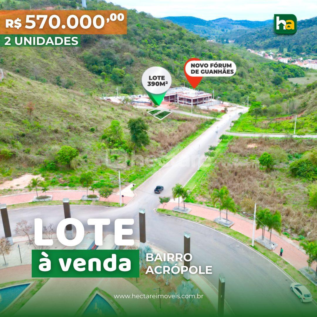 Lote à venda, ACRÓPOLE, GUANHAES - MG