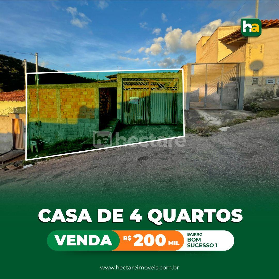 Casa à venda, BOM SUCESSO 1, GUANHAES - MG