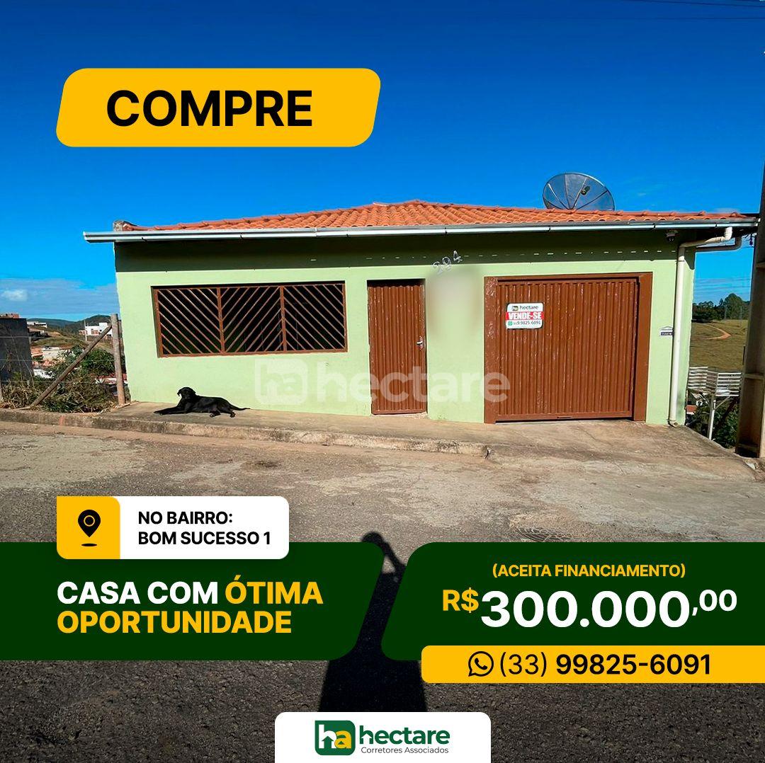 CASA À VENDA - Bom Sucesso