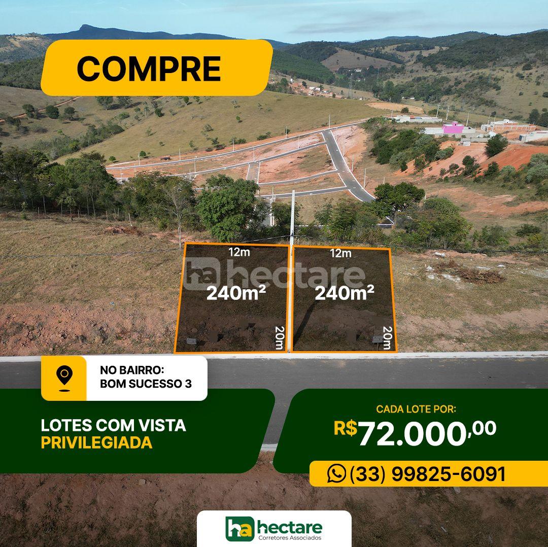 Lote à venda, BOM SUCESSO 3, GUANHAES - MG