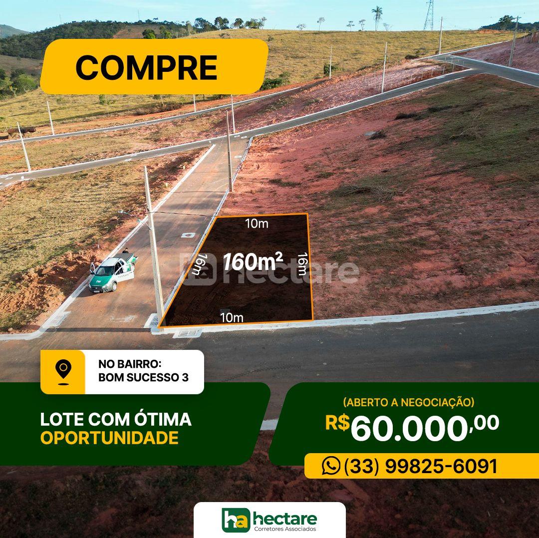 Lote à venda, BOM SUCESSO 3, GUANHAES - MG