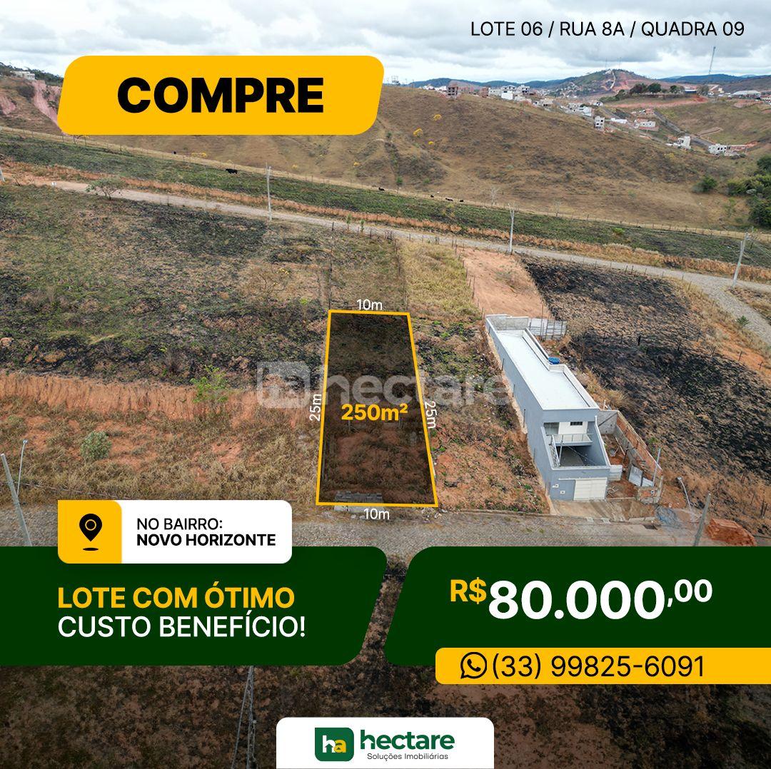 Lote à venda, NOVO HORIZONTE, GUANHAES - MG