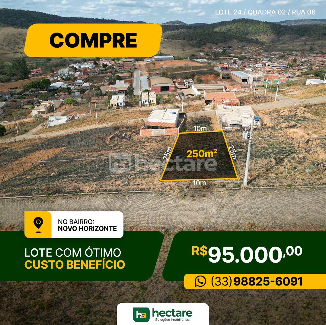 Lote à venda, NOVO HORIZONTE, GUANHAES - MG