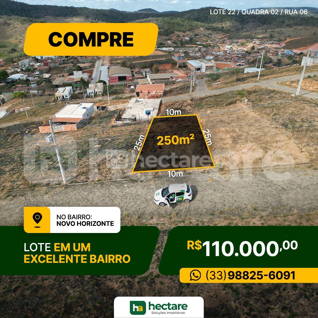 Lote à venda, NOVO HORIZONTE, GUANHAES - MG