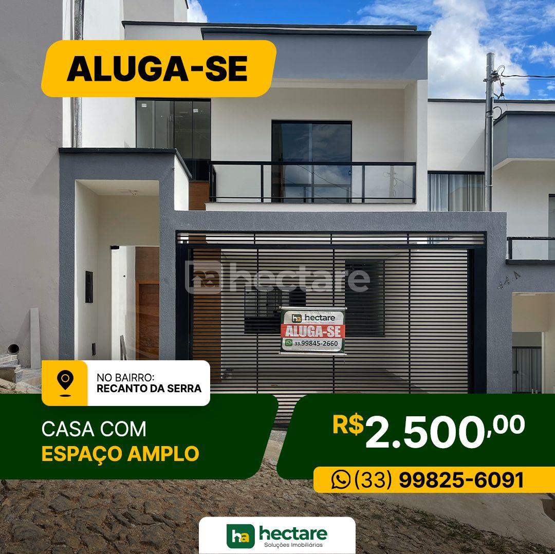 Casa para locação, RECANTO DA SERRA, GUANHAES - MG