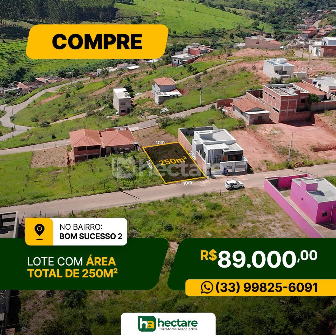 Lote à venda, BOM SUCESSO 2, GUANHAES - MG