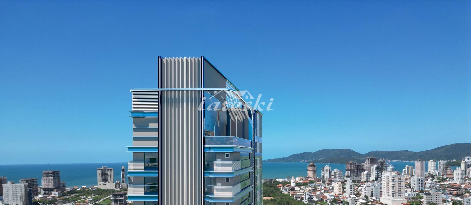 Flat no Edifício Blue Tower, Balneário Pereque no Porto Belo - SC