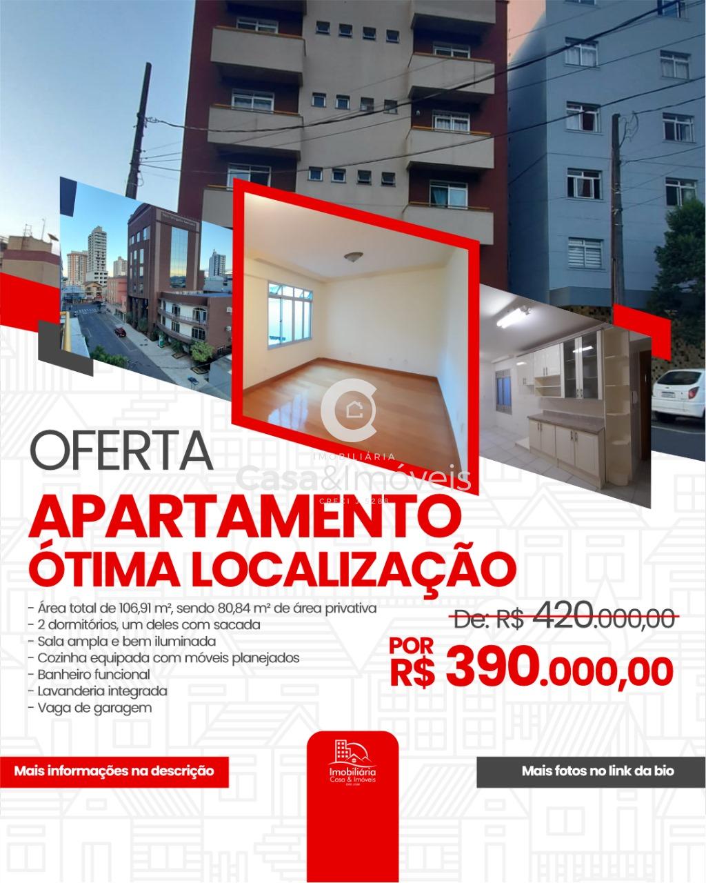 Apartamento à venda, Centro, UNIAO DA VITORIA - PR. Financiável