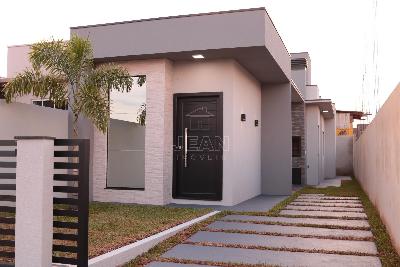 Vende-se Casa em construção no loteamento Cesari no bairro Pinheirão em Francisco Beltrão - PR - Jean Imóveis