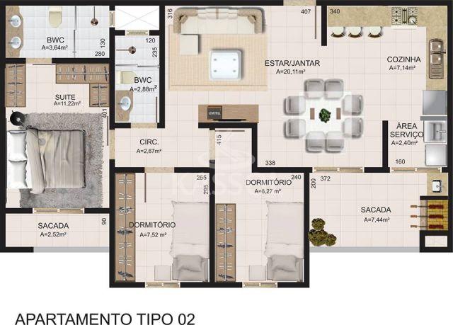 Residencial Olivia Theodoro - Região Do Lago - Apto Novo - Suite 2 Quartos