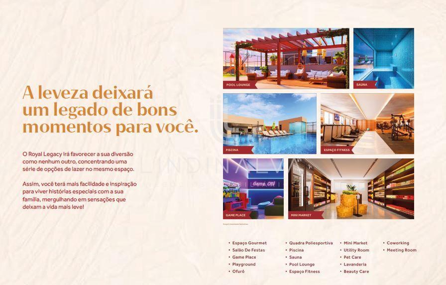 LANÇAMENTO - Residencial ROYAL LEGACY - com 2 dormitórios e sa...