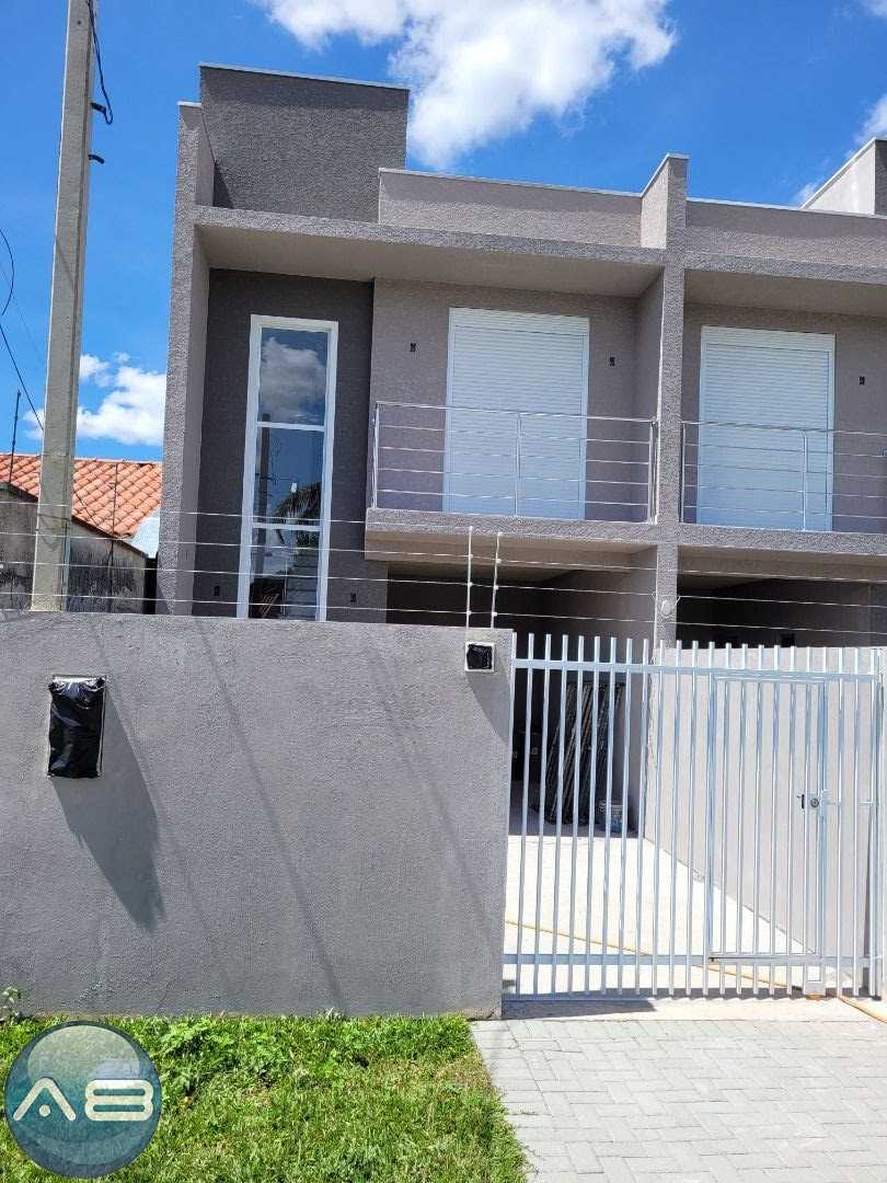 Sobrado novo, 106 m2, 3 qtos ste , 02 vagas, terreno nos fundo...