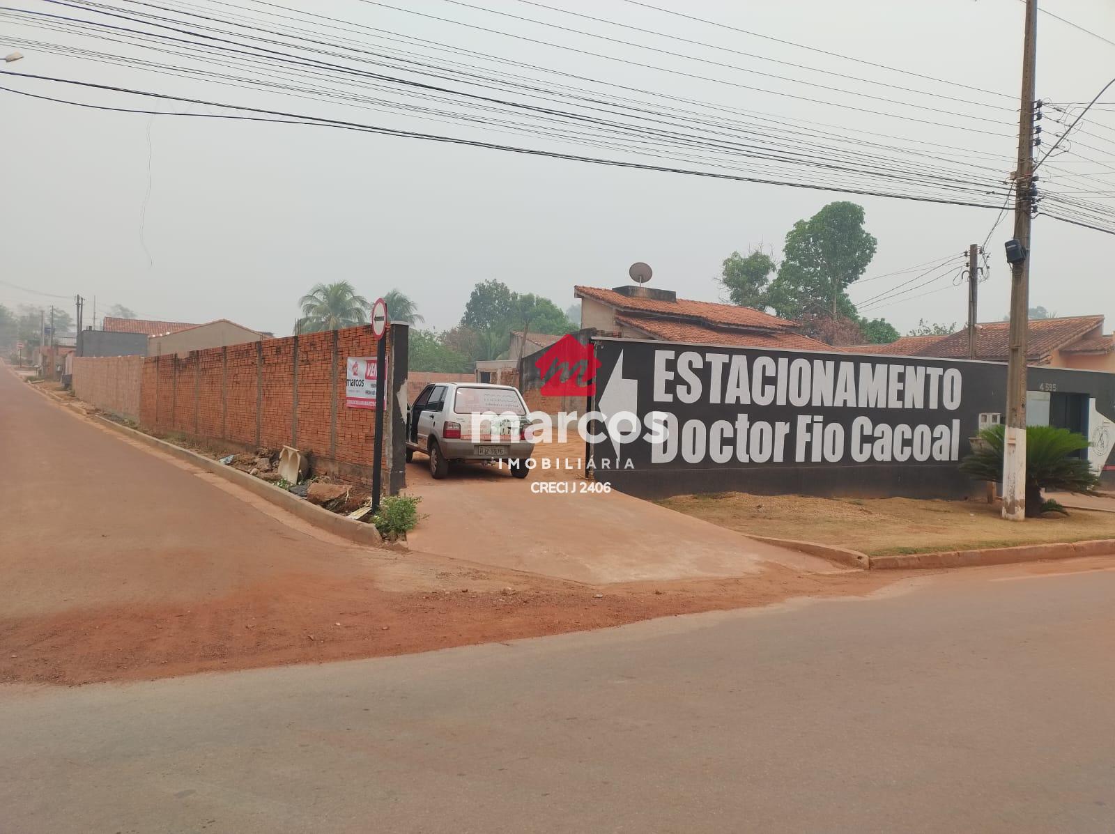 TERRENO COMERCIAL DE ESQUINA PROXIMO AO CENTRO DE CACOAL