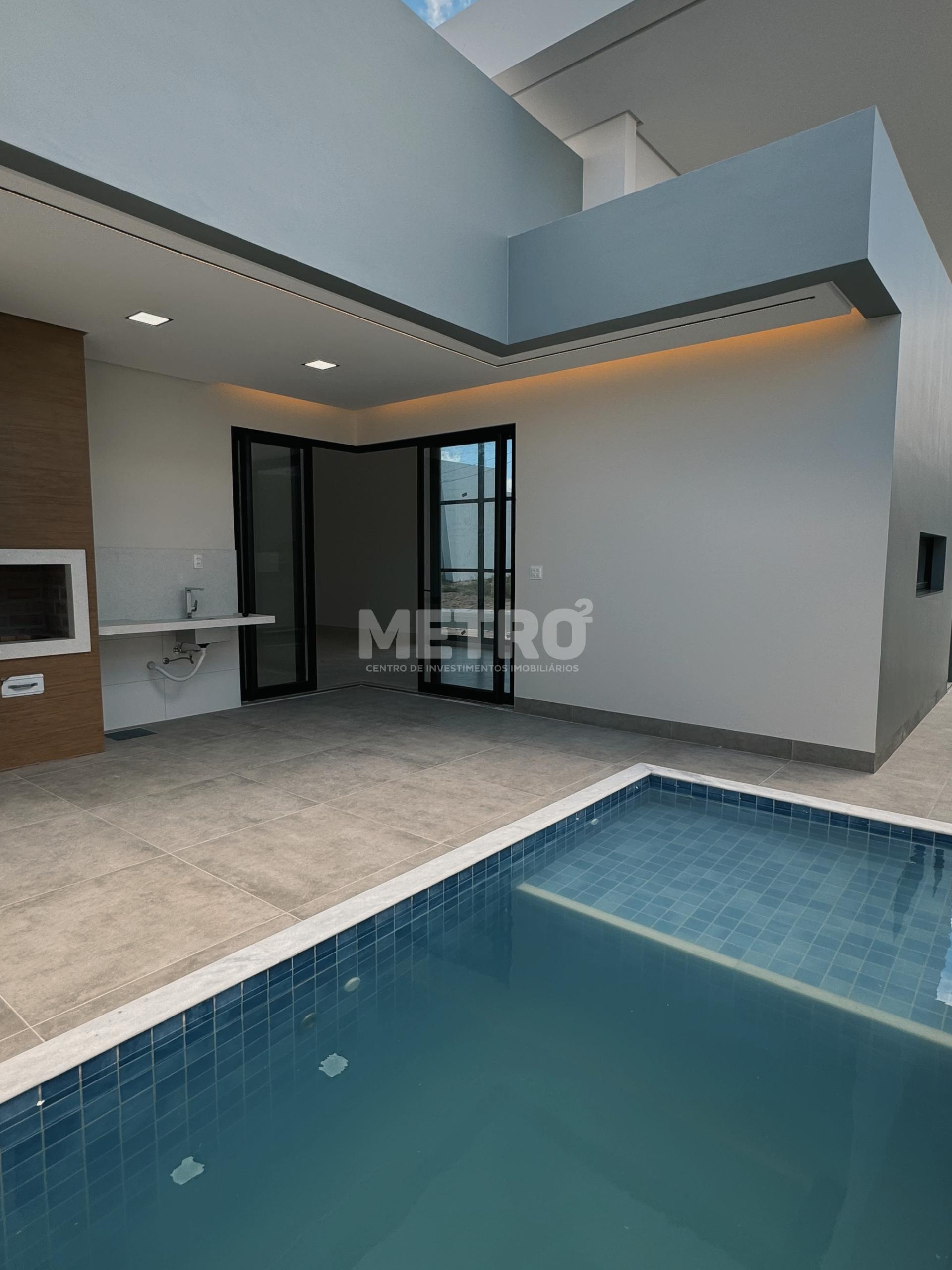 Casa no BUONA VITA, 3 suítes, Master com closet, piscina e áre...