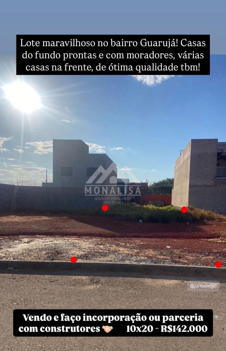 Lote à venda, GUARUJÁ, MONTES CLAROS - MG
