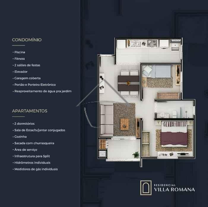 Apartamento com 2 dormitórios à venda, RAU, JARAGUA DO SUL - SC