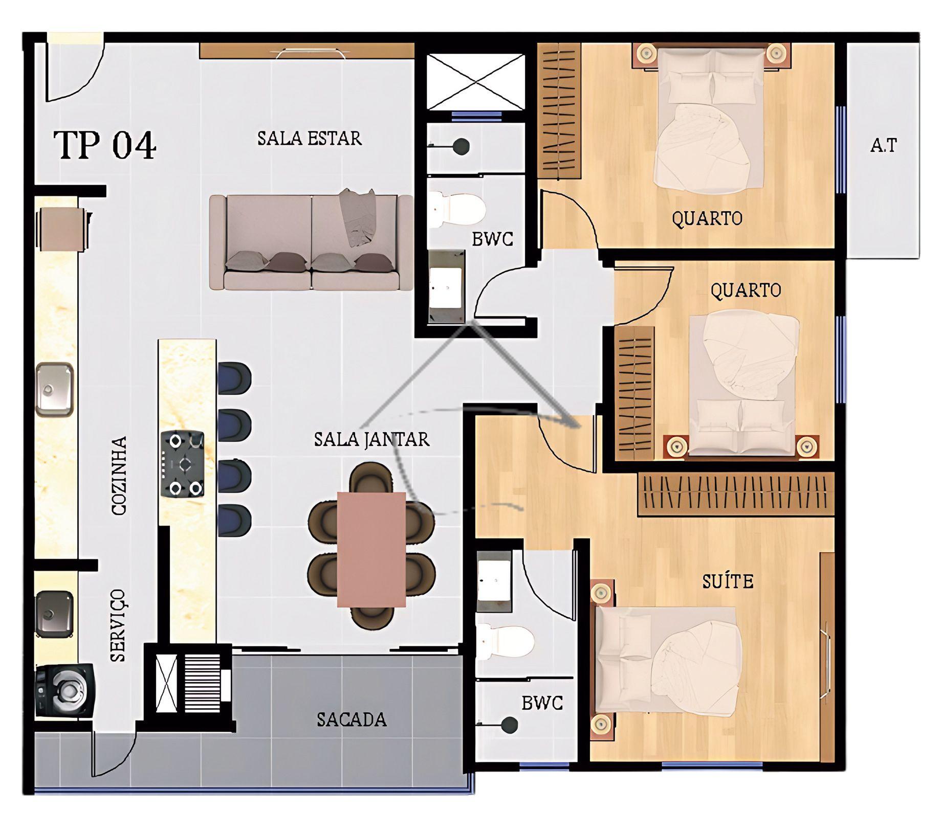 Apartamento com 3 dormitórios à venda,143.46 m , CENTRO, JARAG...