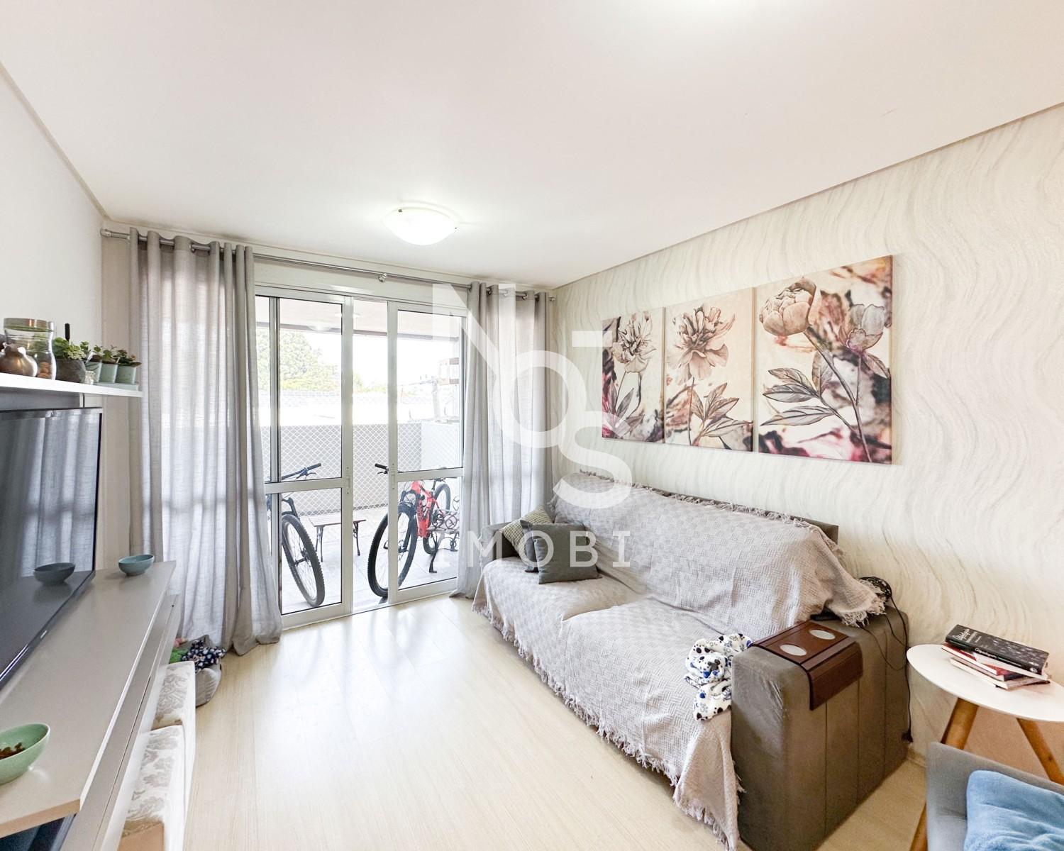 Apartamento semi mobiliado, com terraço no Santa Catarina