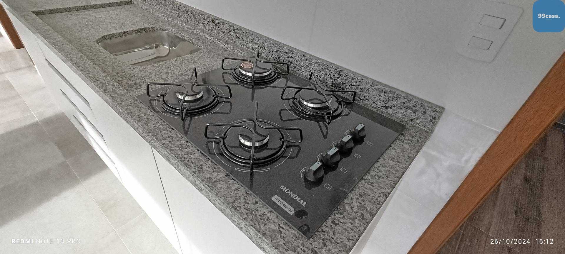 Apartamento novo com 1 quarto para locação no Alto da XV, Curi...