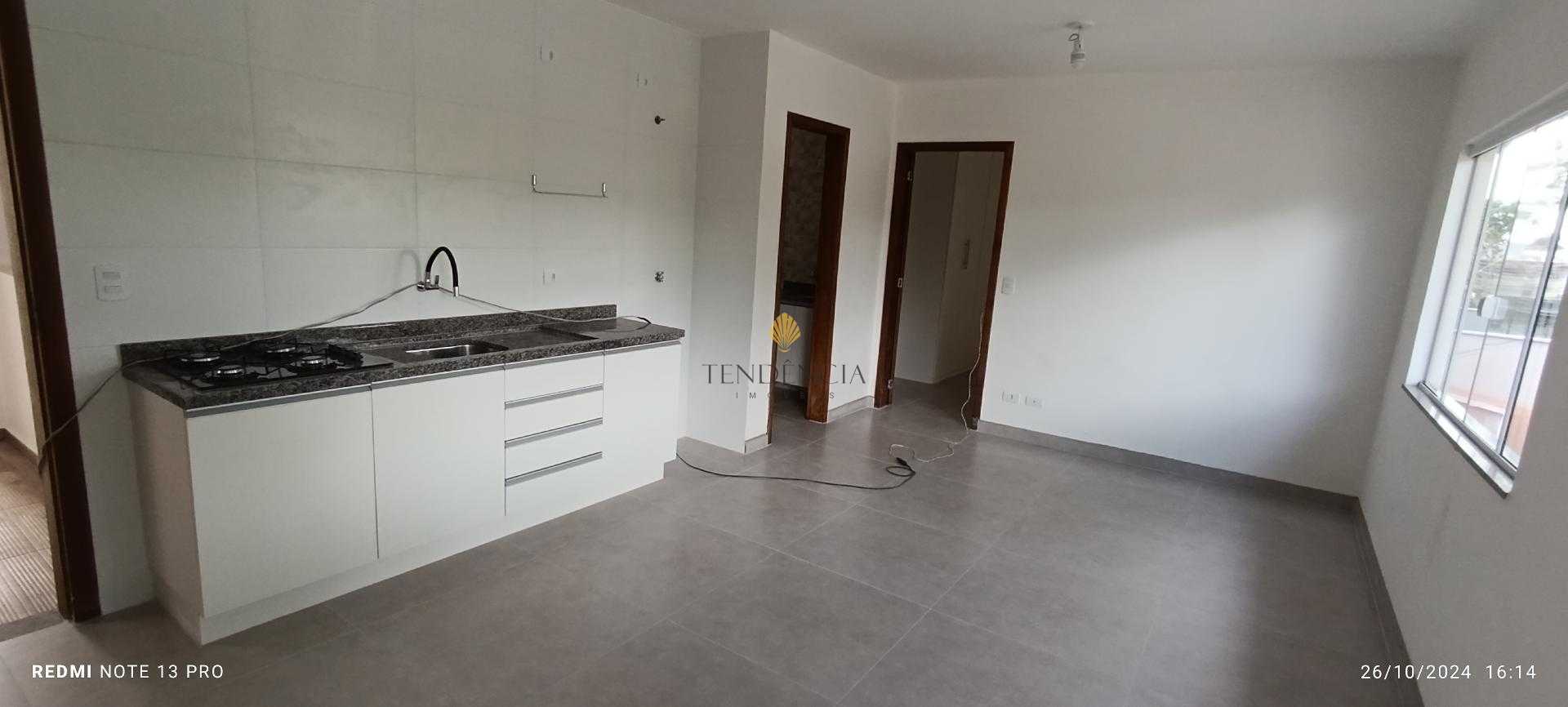 Apartamento novo com 1 quarto para locação no Alto da XV, Curi...