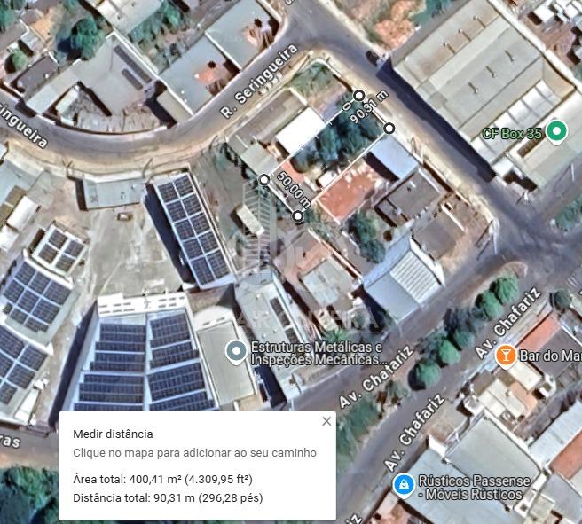Terreno com construo no Polo Industrial  Serra das Brisas  Passos MG