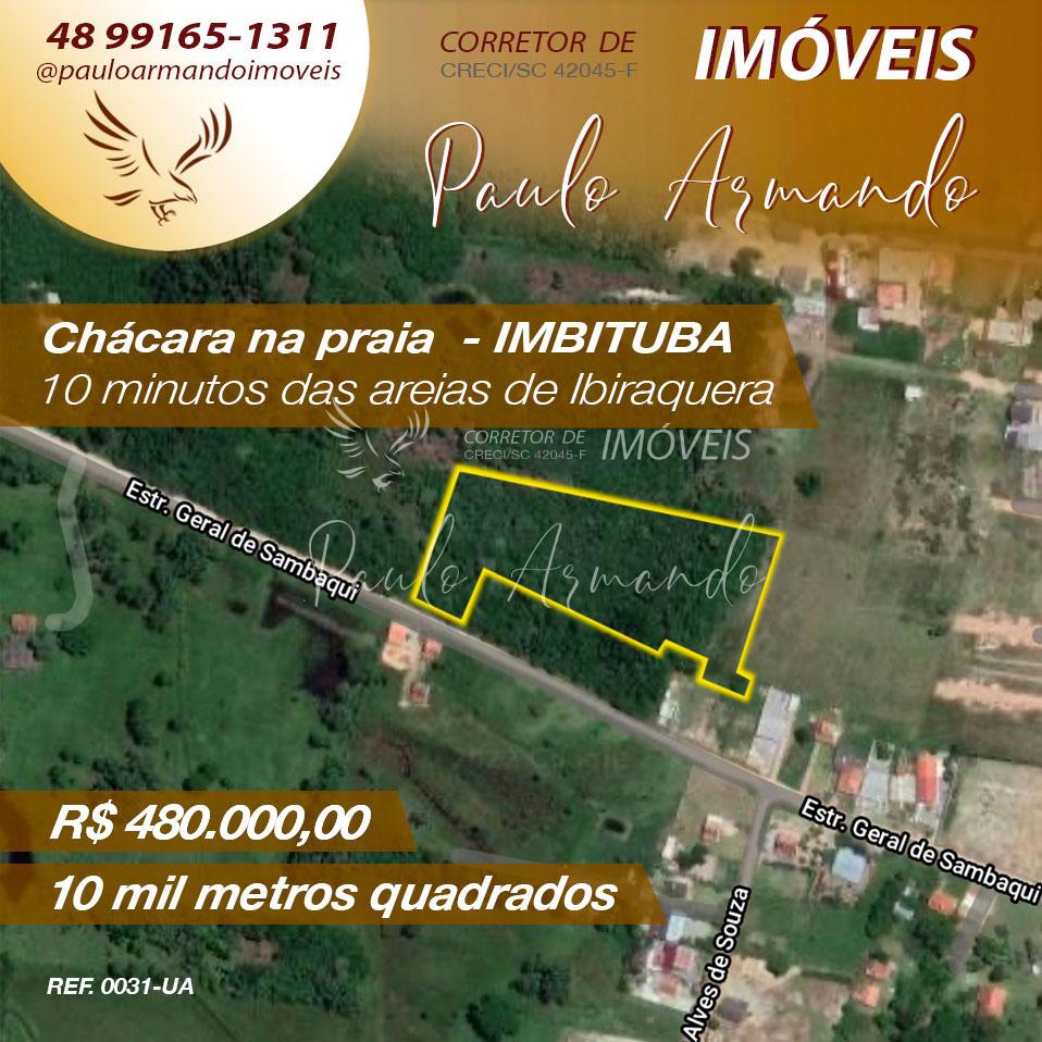 ?rea ideal para Ch?cara a 5km da praia de Ibiraquera, contem n...