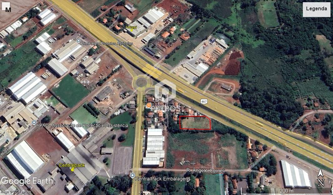 AREA INDUSTRIAL DE FRENTE PARA A MARGINAL 163