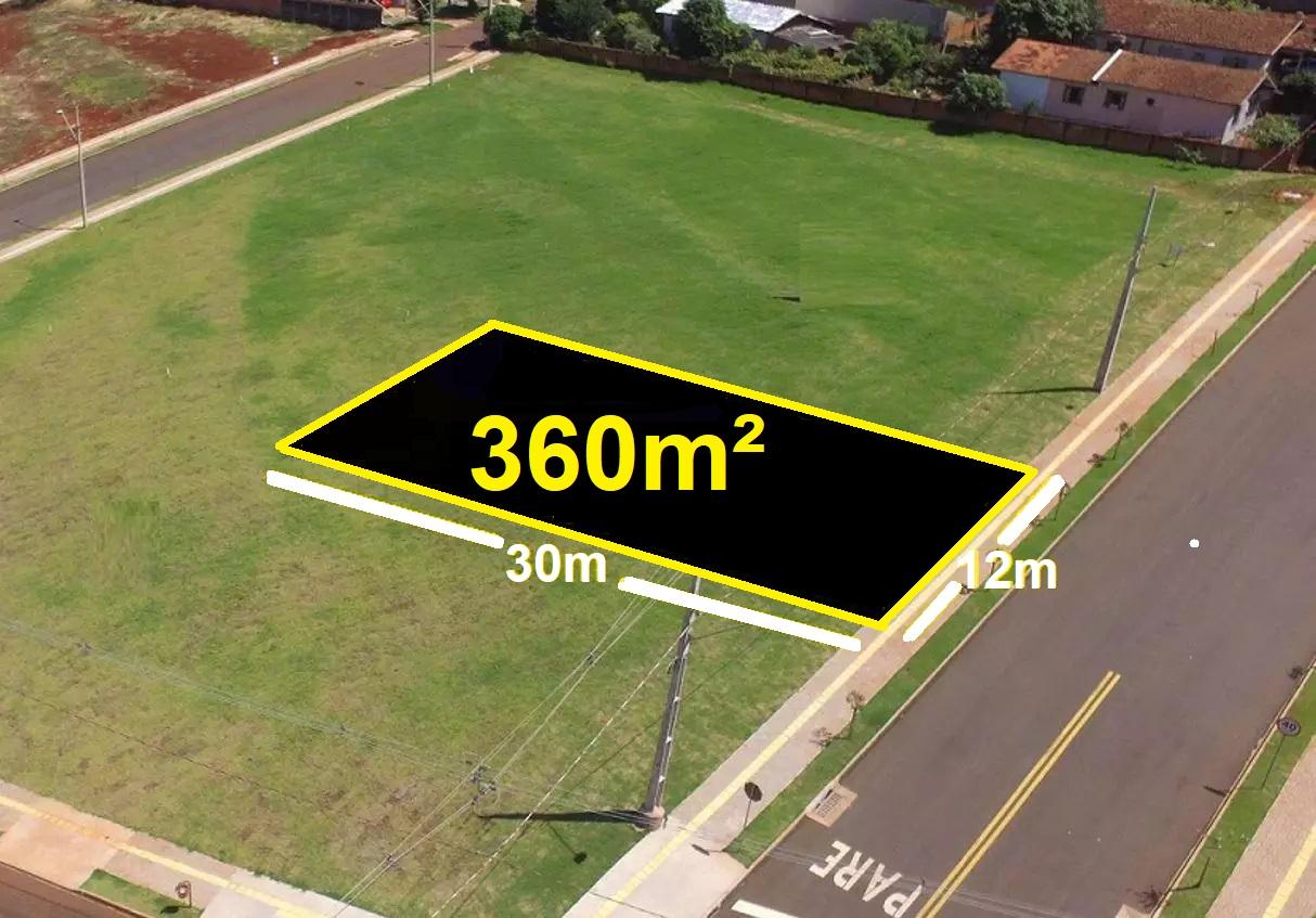 Terreno de 360m  - 12m x 30m no Centro de Toledo