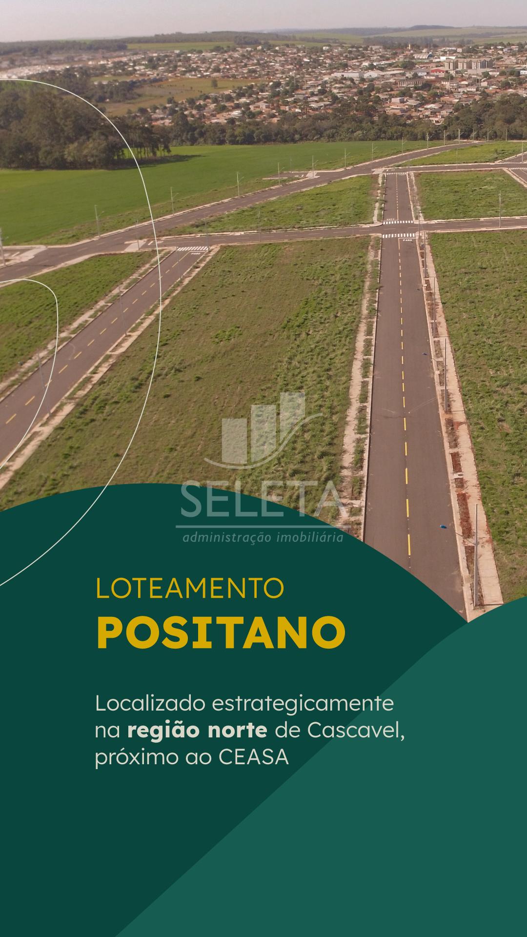 Terreno no Loteamento Positano em Cascavel-PR.