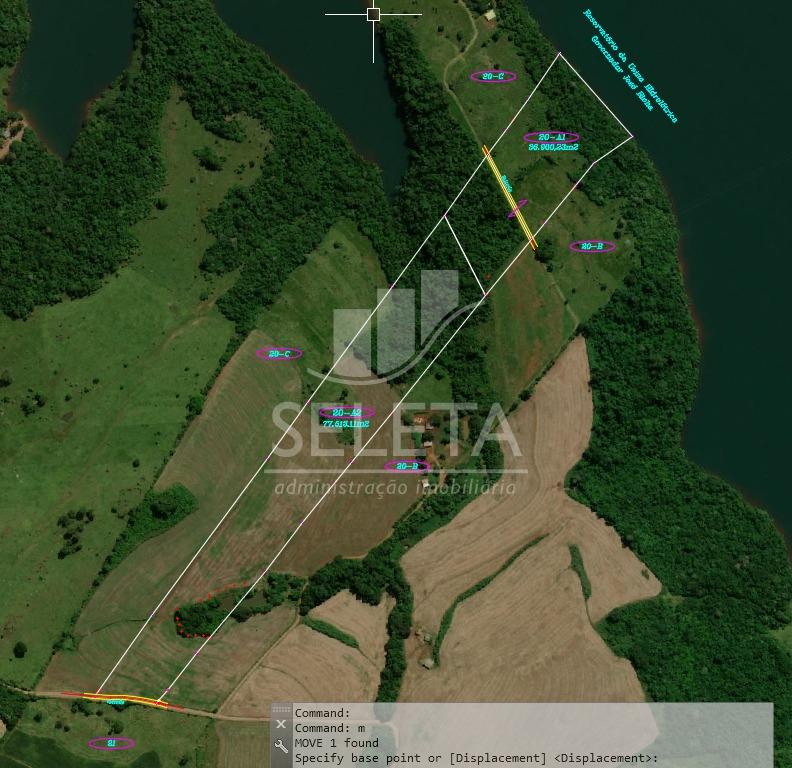 Chácara à venda, com 36.900m2, beira lago, bom acesso, NOVA PR...