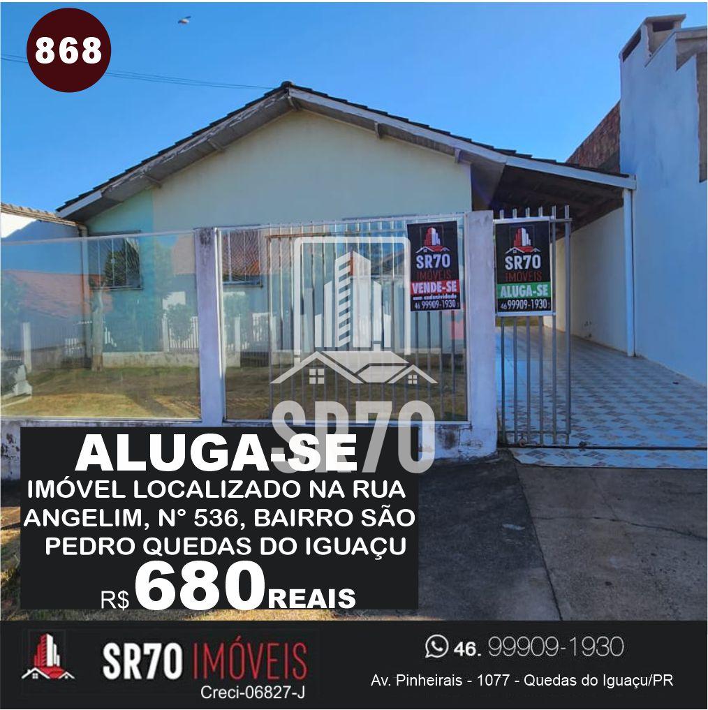 Casa para locao, SO PEDRO, QUEDAS DO IGUACU - PR