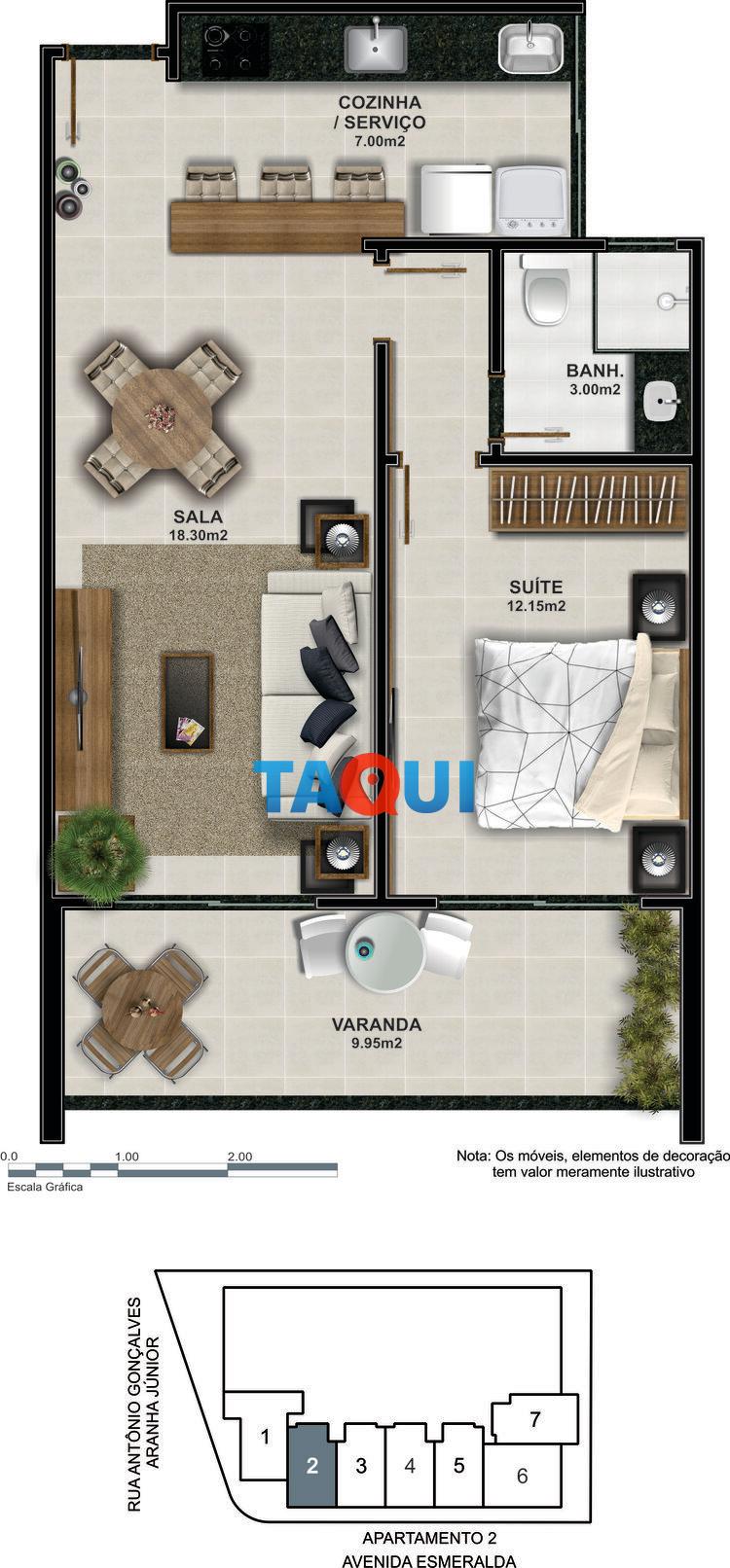 Apartamento tipo coluna 2