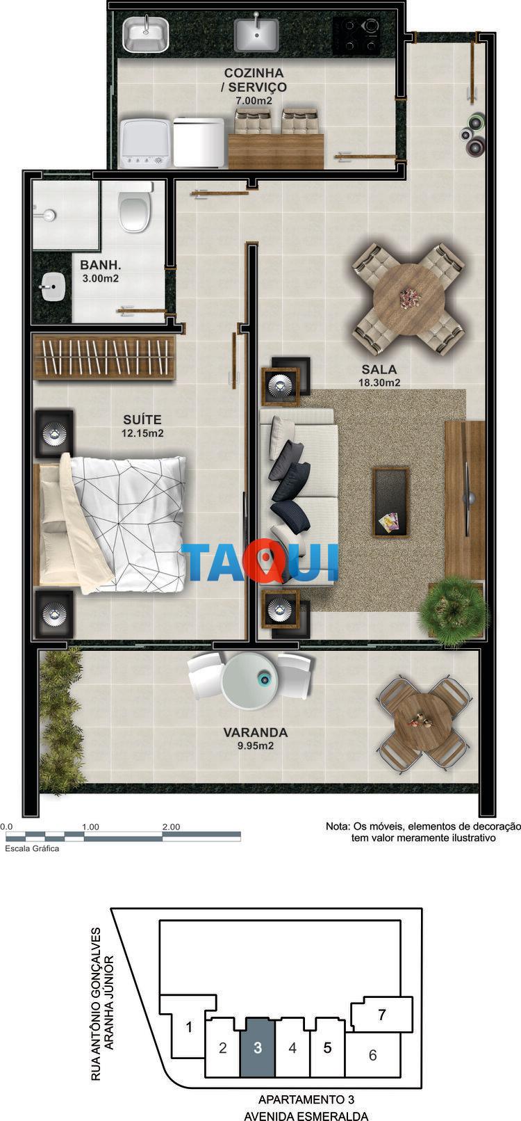 Apartamento tipo coluna 3