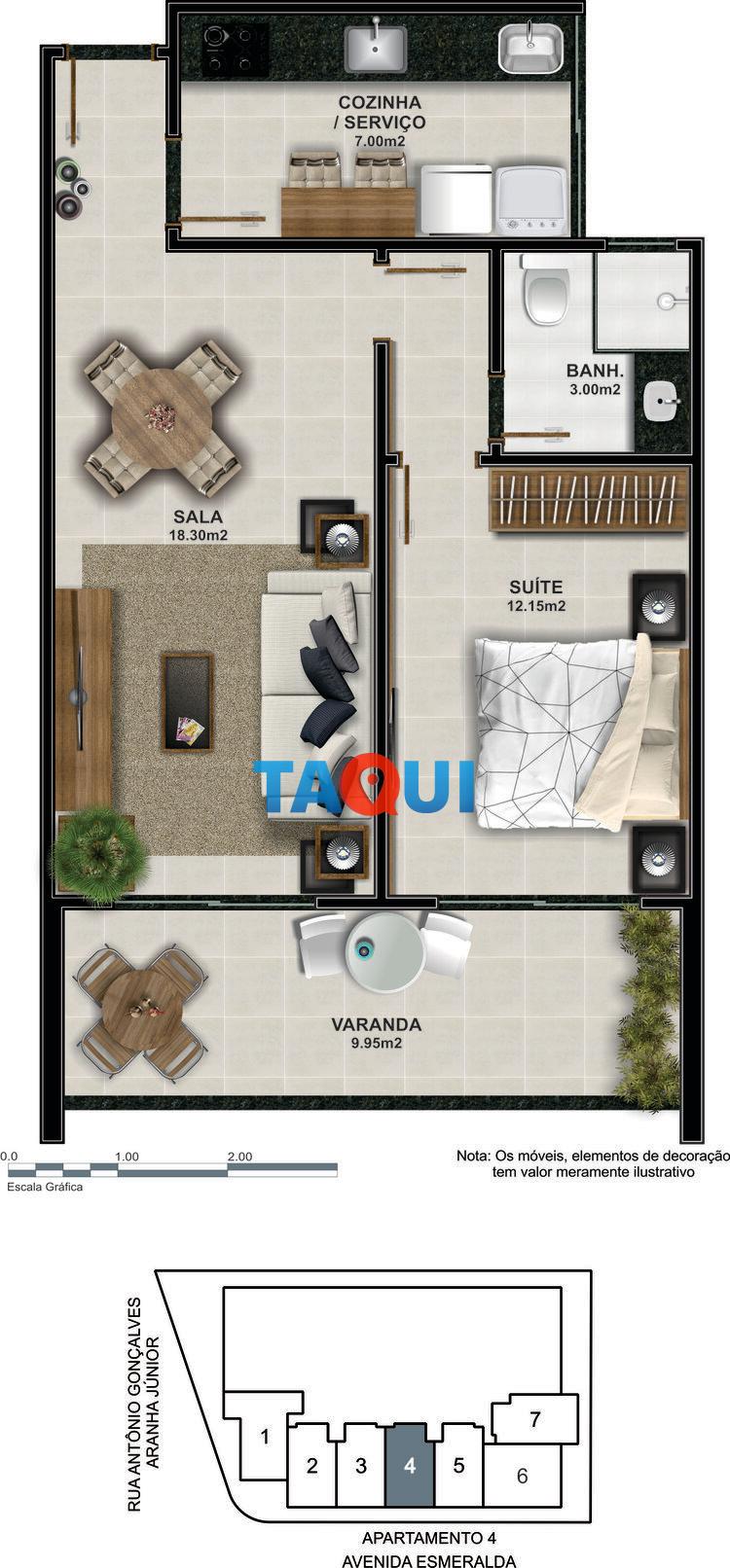 Apartamento tipo coluna 4