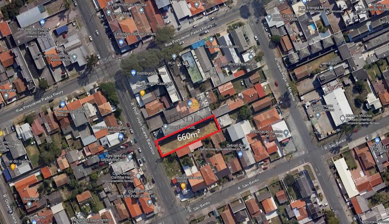 Terreno à venda por R  1.100.000,00 - Hauer - Curitiba PR