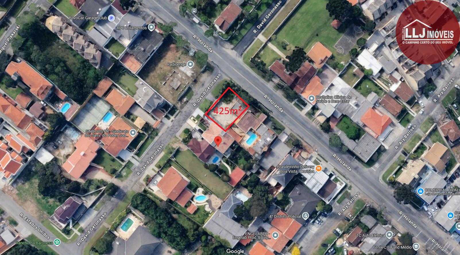 Terreno à venda,425 m2, BACACHERI, CURITIBA - PR
