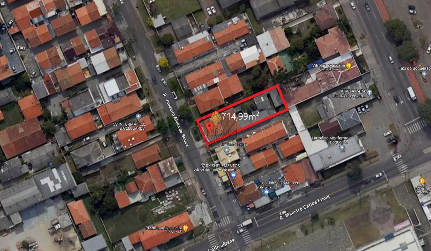 Terreno à venda, 714 m  por R  920.000,00 - Boqueirão - Curiti...