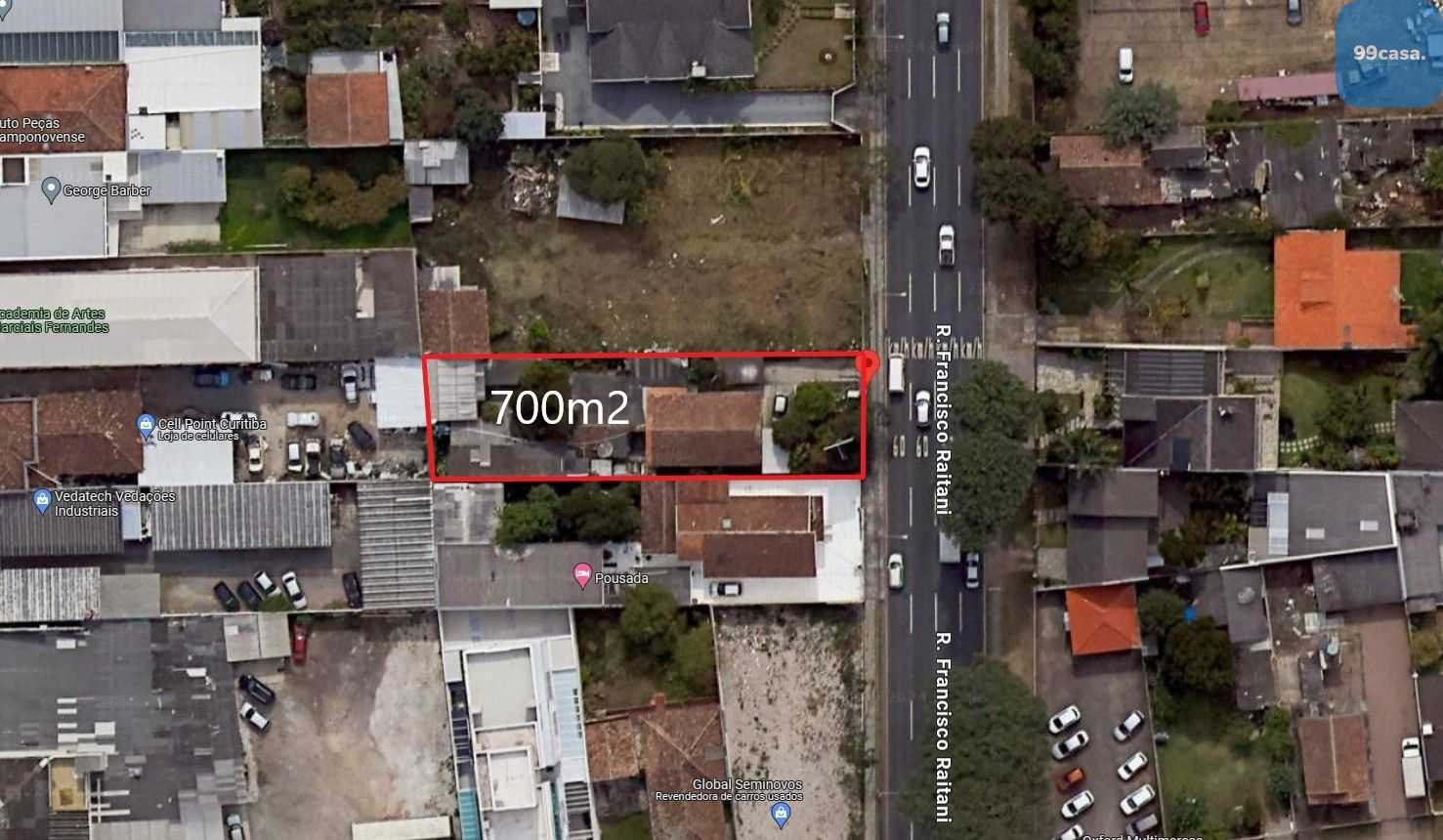 Terreno à venda, 700 m  por R  1.350.000,00 - Capão Raso - Cur...