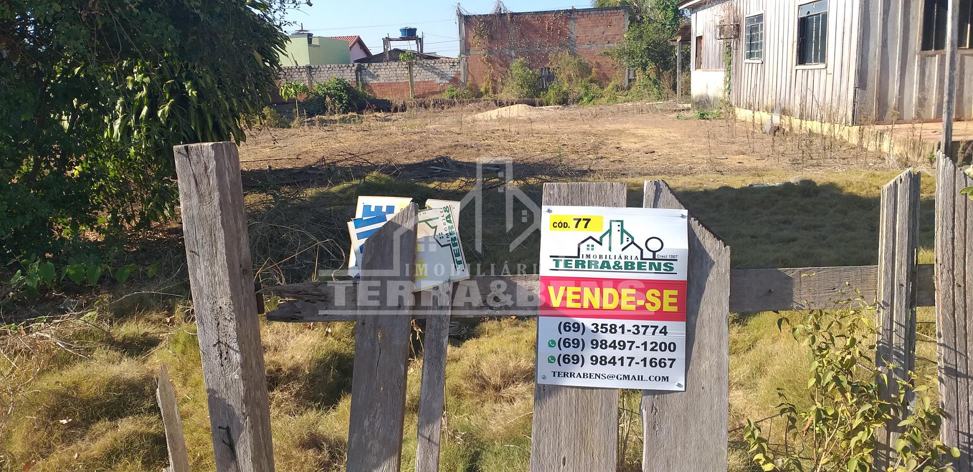 Terreno ? venda, CENTRO, Machadinho D'Oeste - RO