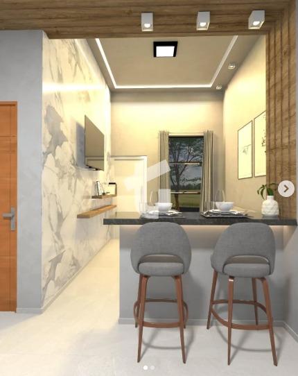 CASA NOVA À VENDA NO BAIRRO CADORIN, COM 02 QUARTOS - PATO BRA...