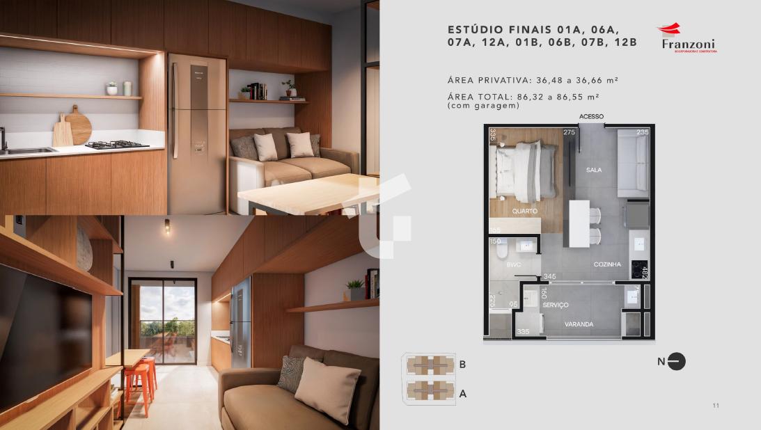 LANÇAMENTO RESIDENCIAL LOFT PRIME, APARTAMENTOS STUDIO, FRARON...
