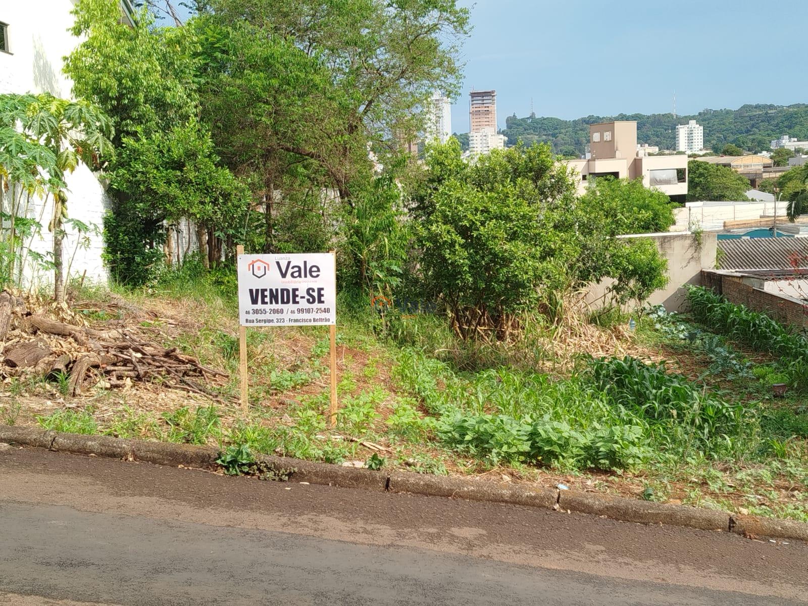 VENDE-SE LOTE URBANO NO BAIRRO CRISTO REI NA CIDADE DE FRANCISCO BELTRO - PR.