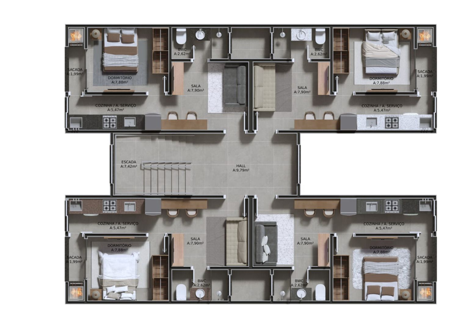 Apartamento com 1 dormitório à venda, 30 m  por R  185.000,00 ...