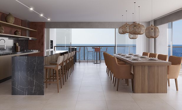 Apartamento com 3 dormitórios à venda,163.68 m , beira mar, BA...