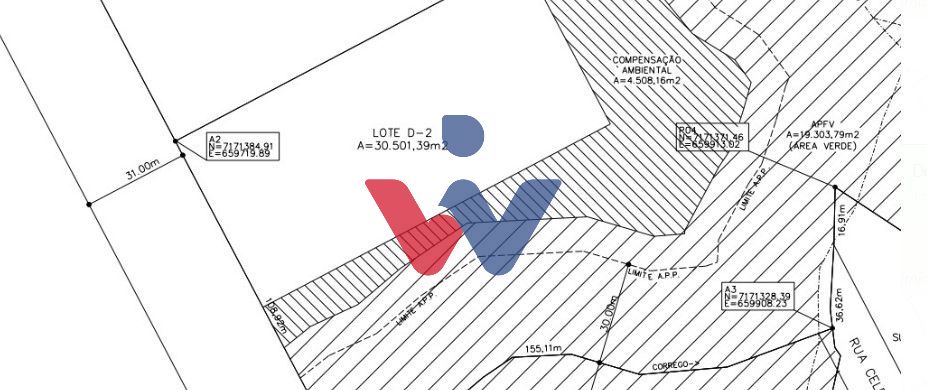 Terreno à venda, 30501 m  por R  6.000.000,00 - Fazenda Velha ...