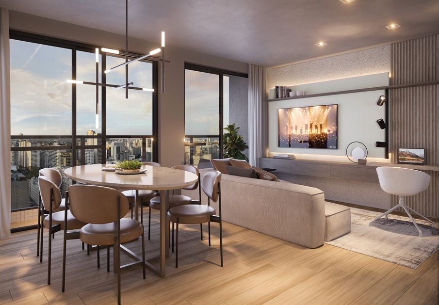 Apartamento com 1 dormitório à venda,41.15 m , centro, CURITIB...