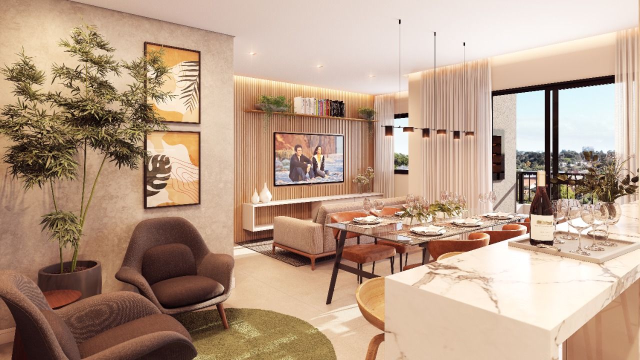 Apartamento com 2 dormitórios à venda,66.84 m , seminário, CUR...