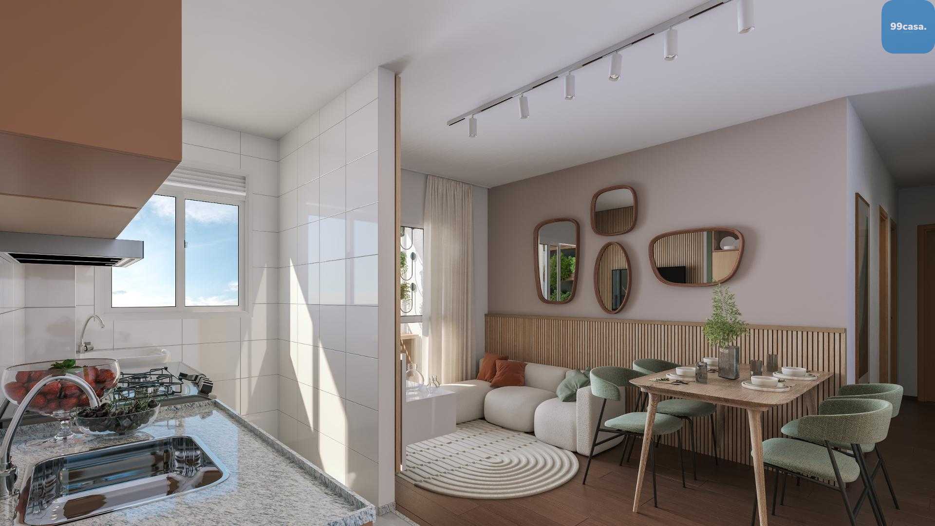 Apartamento de 2 quartos e 1 vaga à venda no Pinheirinho, CURI...