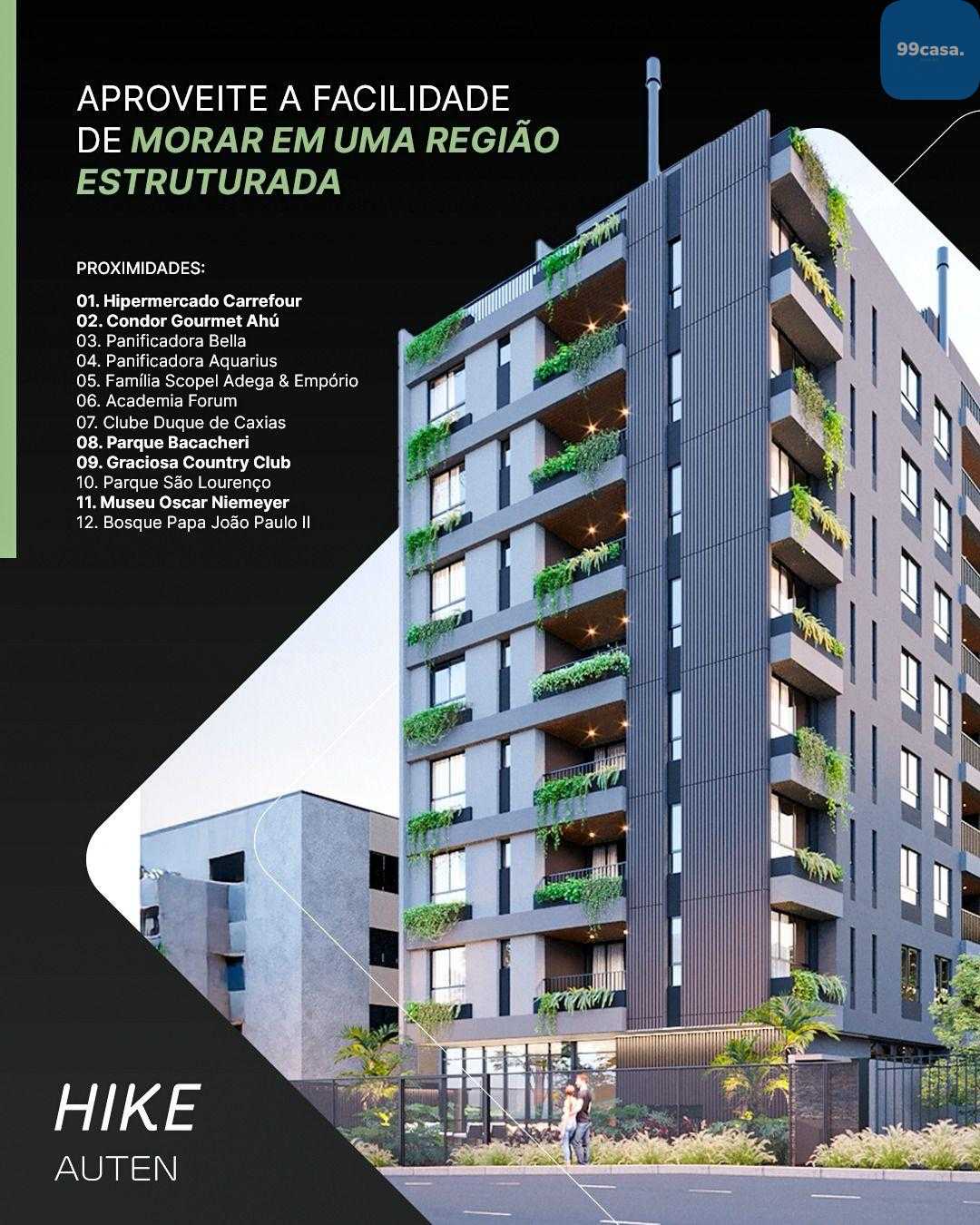Cobertura Duplex no HIKE , à venda no  Cabral -  CURITIBA - PR